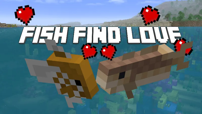 Fish Find Love - Fish Breeding — скриншот 2 (Дата-паки, Minecraft)