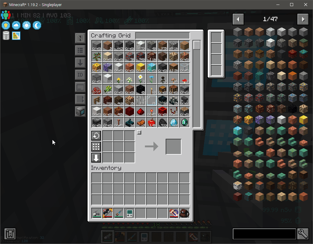 RS: Crafting Monitor in Grid, Моды, Minecraft