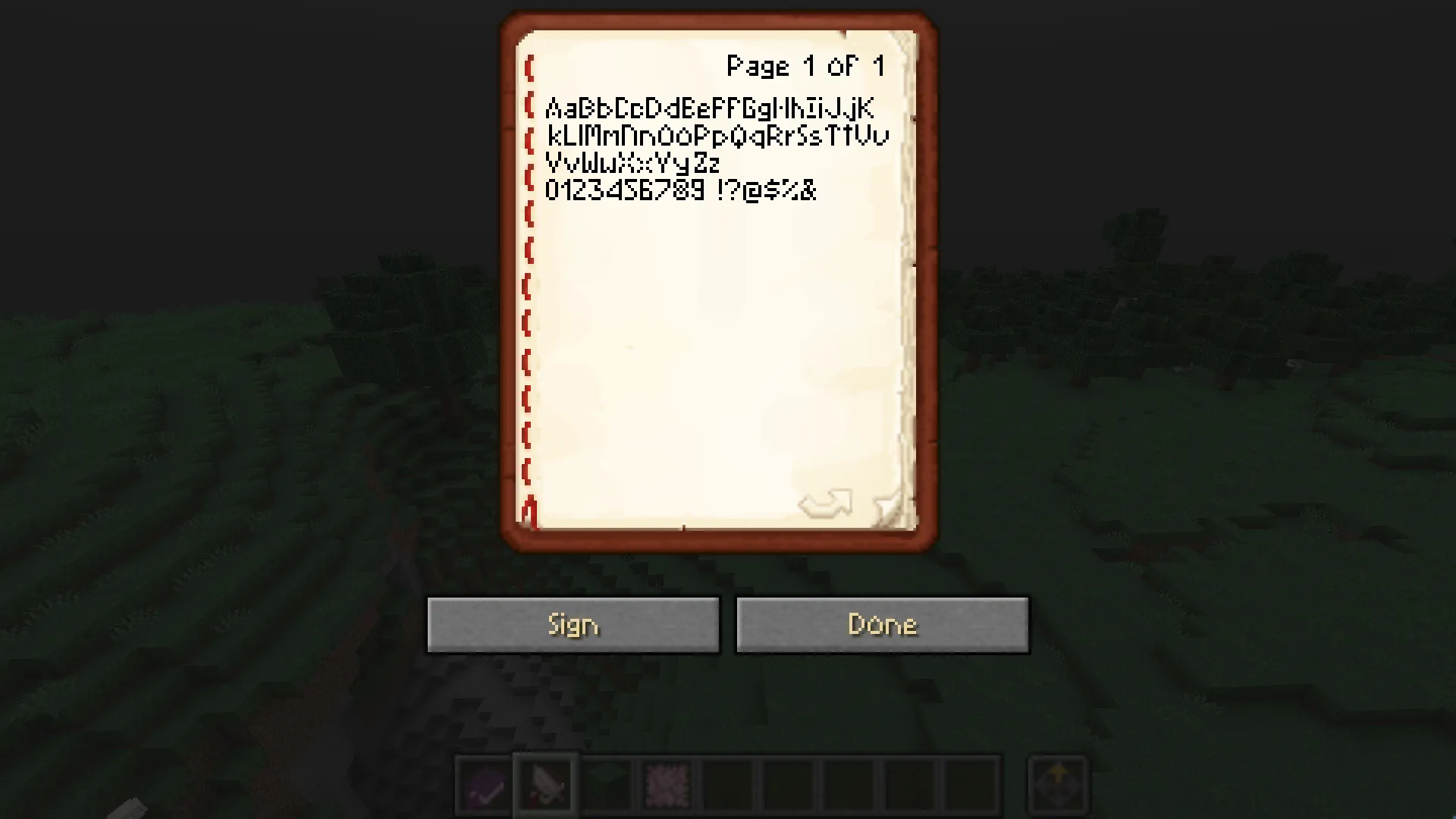 Anicca Font — скриншот 1 (Текстуры, Minecraft)