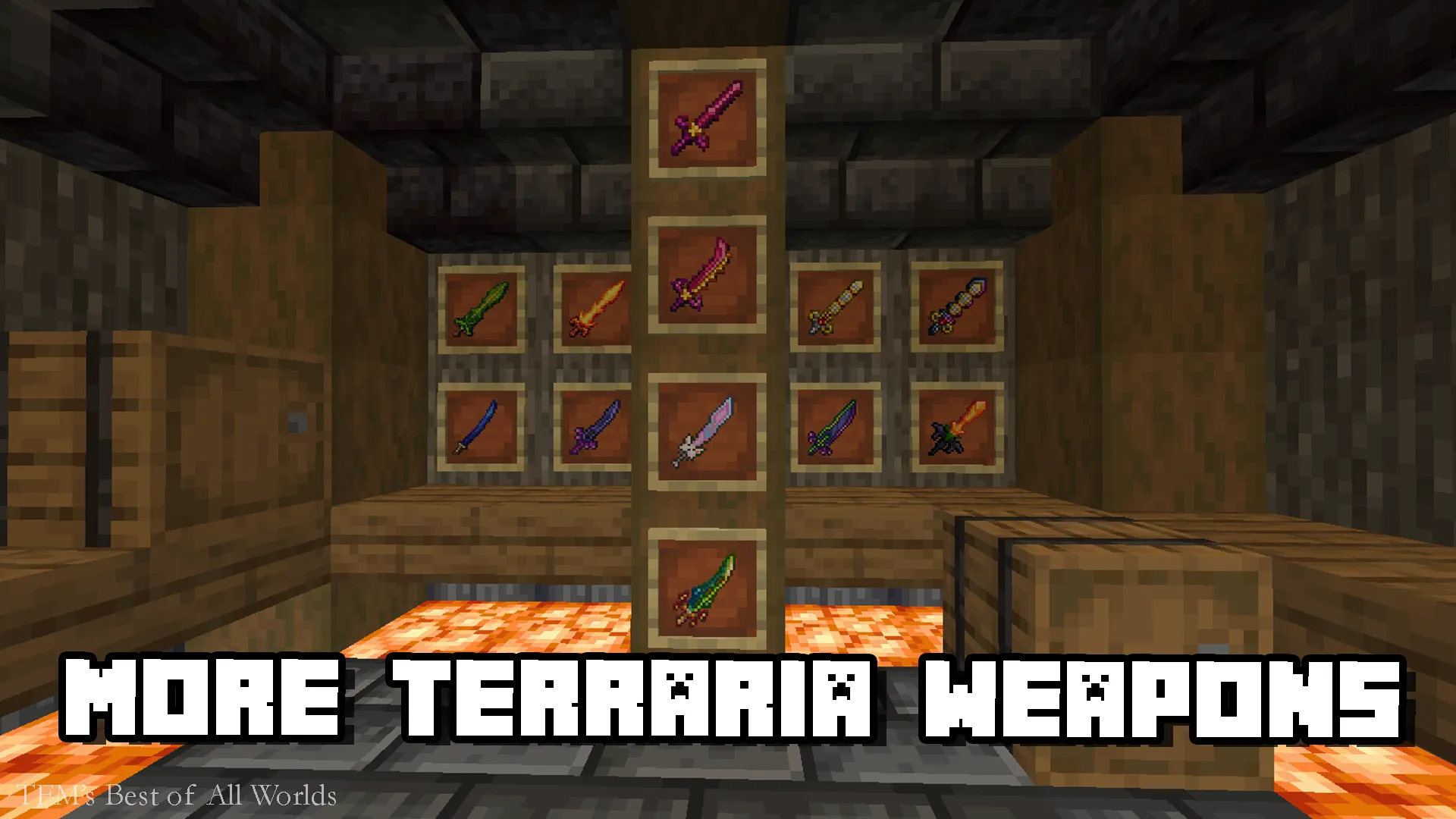 TFM's Best of All Worlds (Lightsabers, Wands, Terraria, Bosses, etc.), Моды, Minecraft