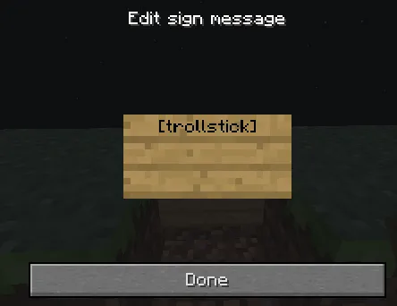 Trollstick, Плагины, Minecraft