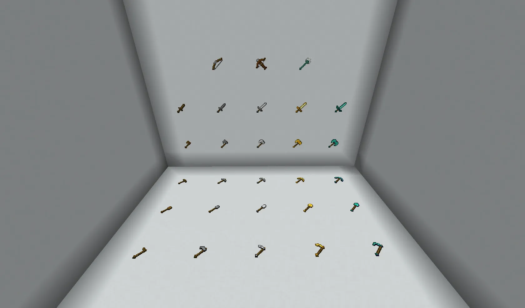 Pablo's Weapons and Tools Improvements — скриншот 1 (Текстуры, Minecraft)