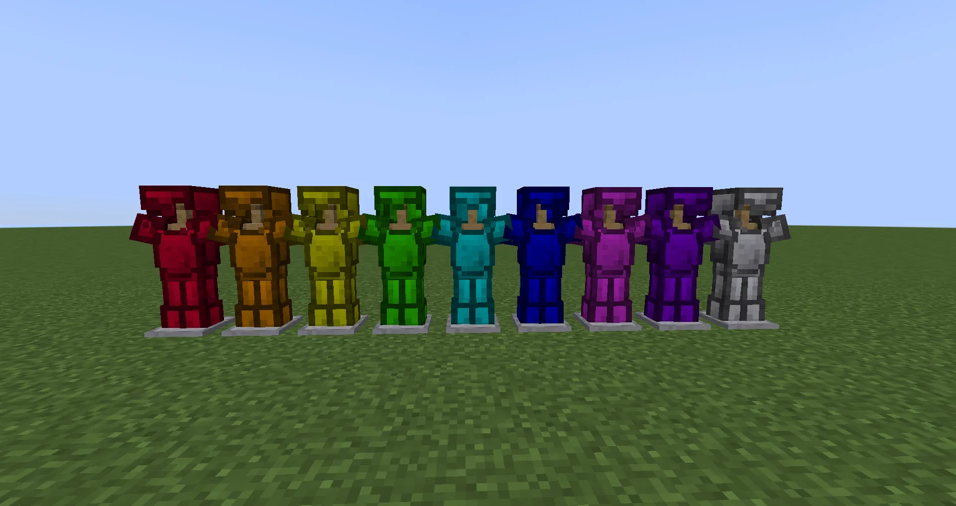 more armour colors — скриншот 2 (Моды, Minecraft)