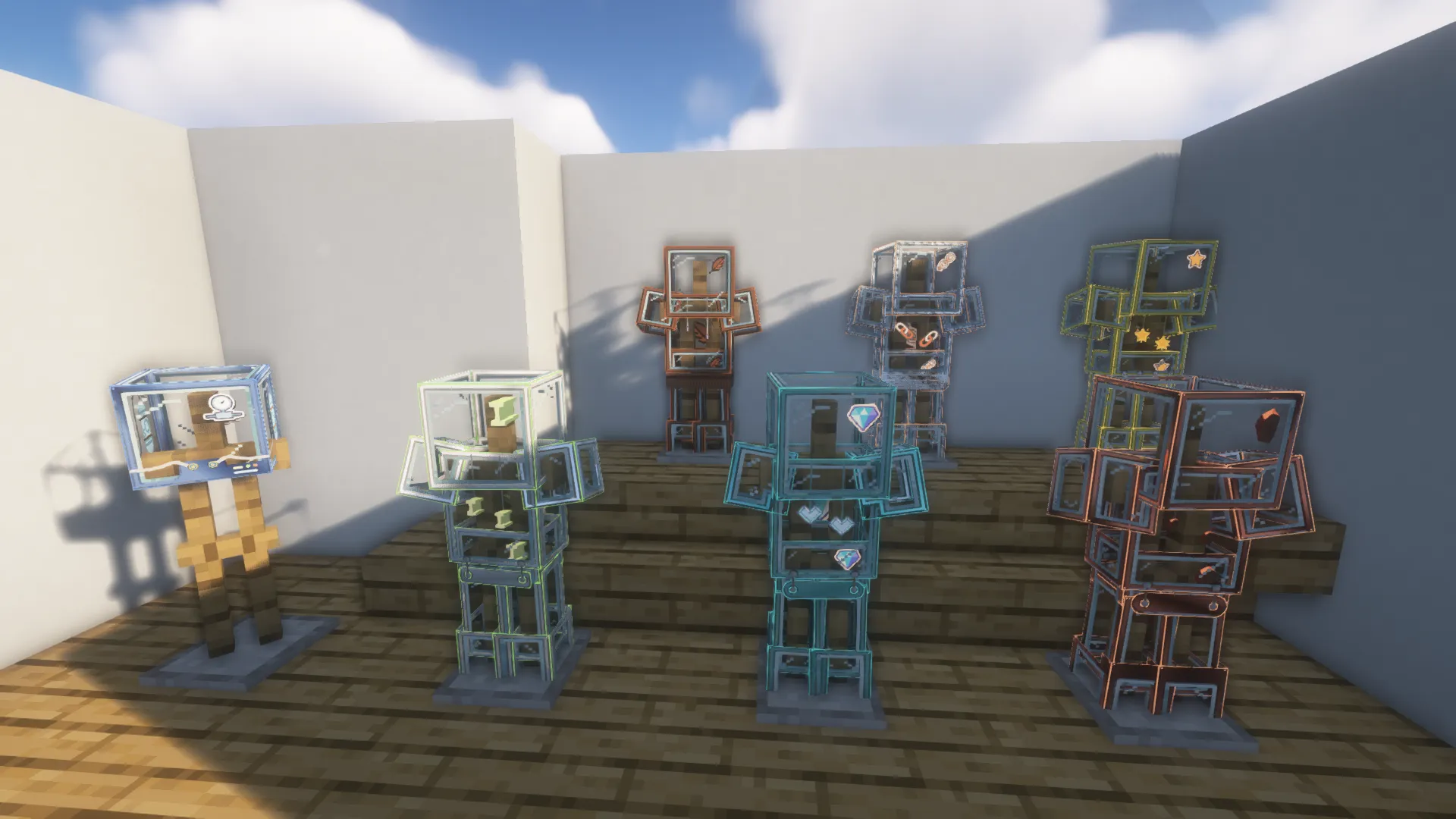 Glass Armor — скриншот 1 (Текстуры, Minecraft)
