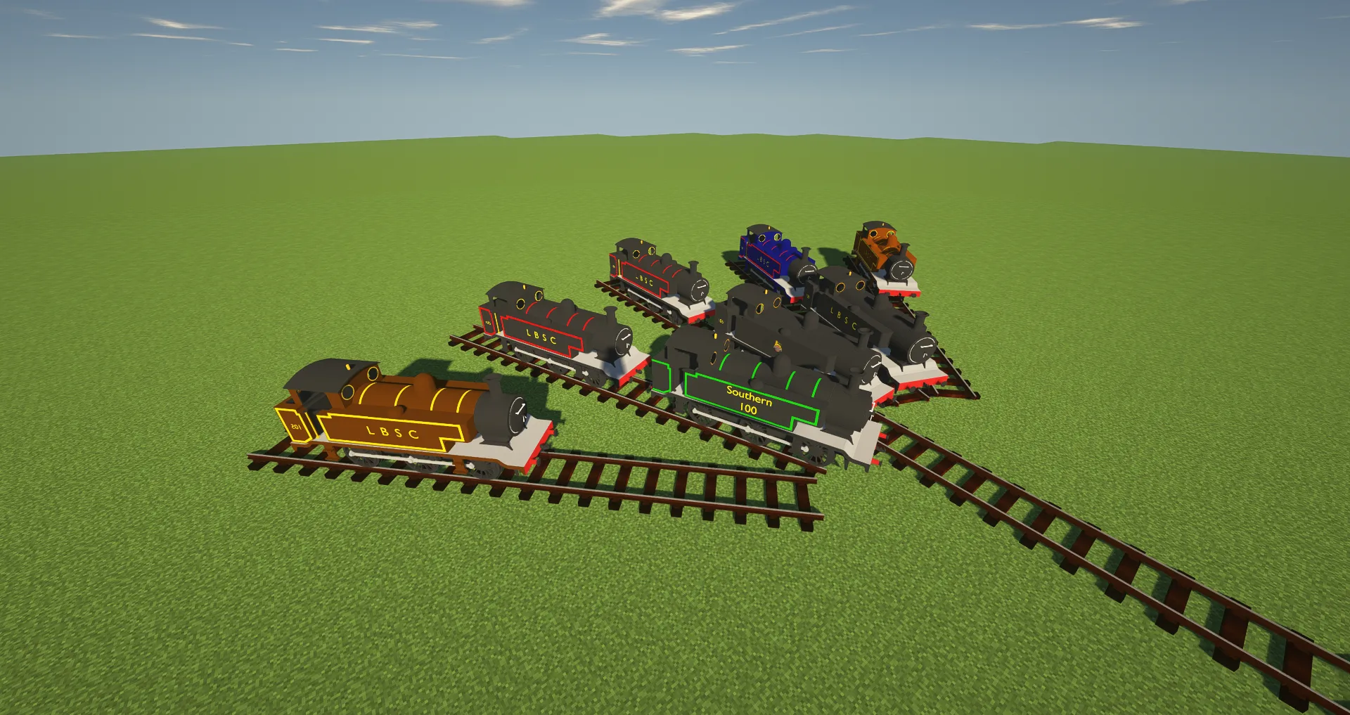 E2 Cursed Locomotive Pack IR — скриншот 1 (Текстуры, Minecraft)