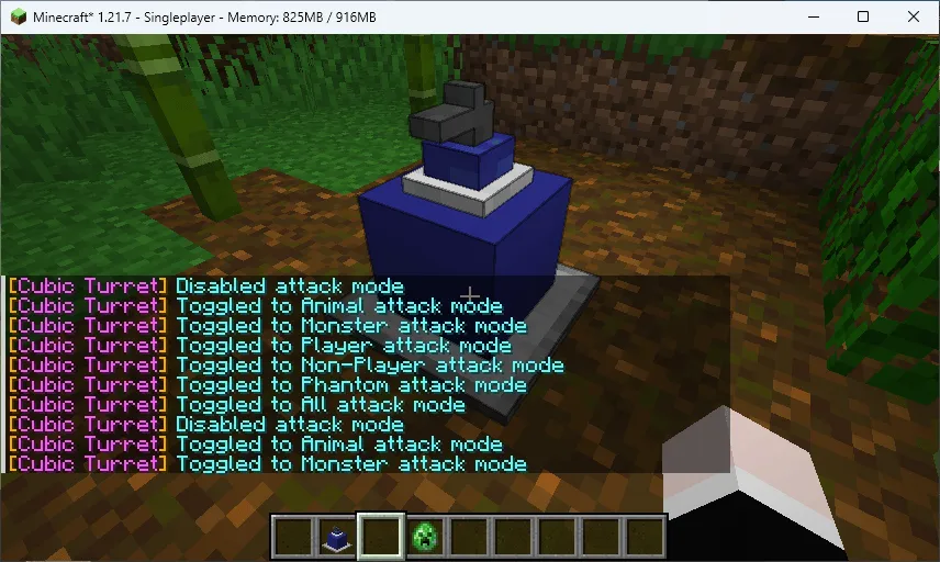 Cubic Turret, Моды, Minecraft
