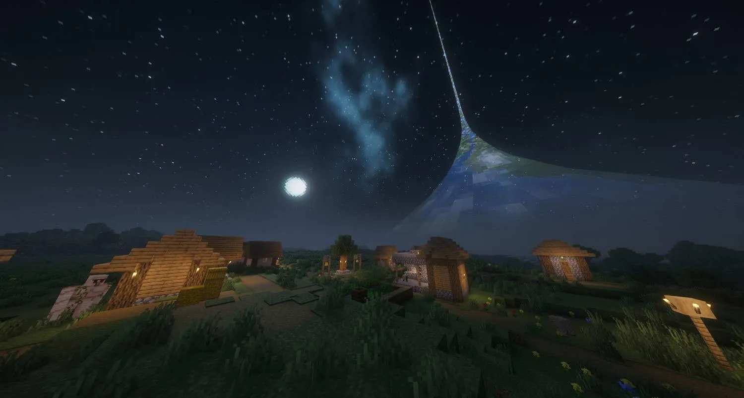 Halo Ring Skybox (Xbox 360 Mash-Up Pack) — скриншот 1 (Текстуры, Minecraft)