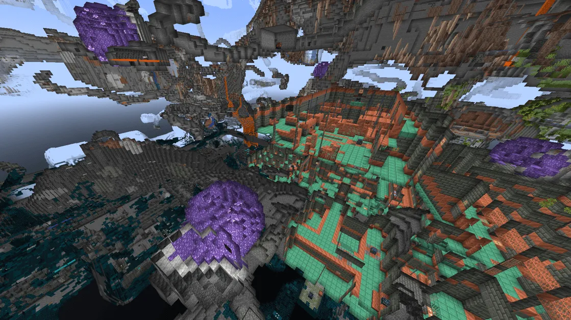 EASY SPEED RUN, Карты, Minecraft