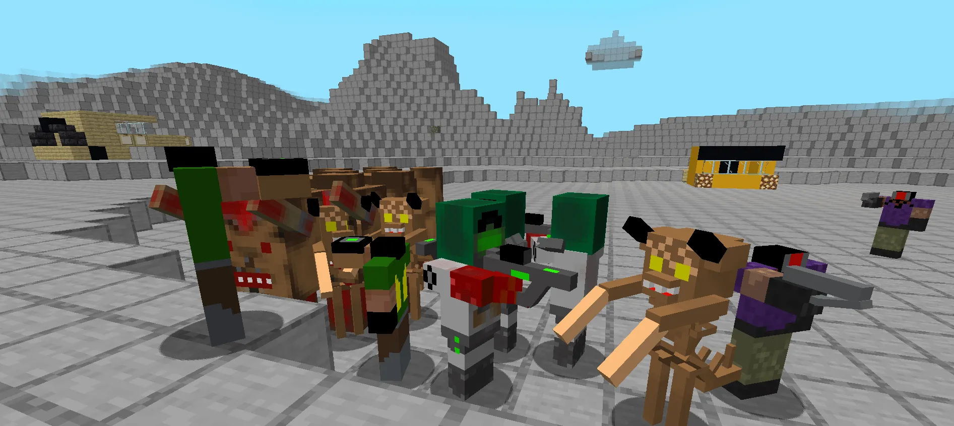 Serious Sam 4 Guns and Mobs — скриншот 4 (Моды, Minecraft)