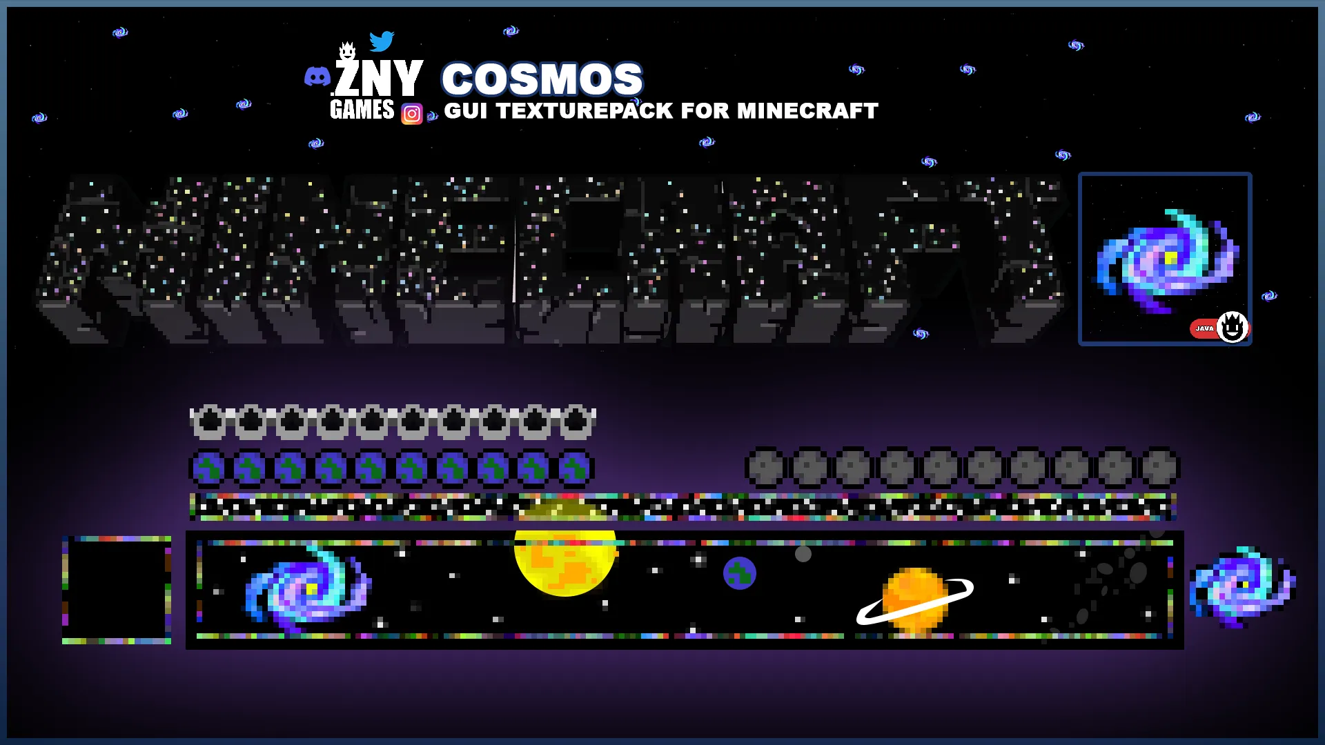 COSMOS [GUI] — скриншот 3 (Текстуры, Minecraft)
