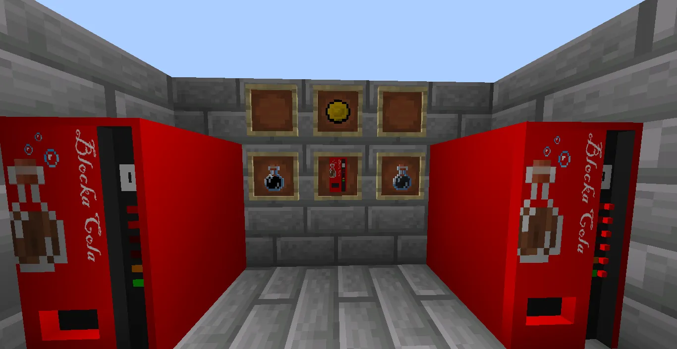 blocka cola machine — скриншот 2 (Моды, Minecraft)