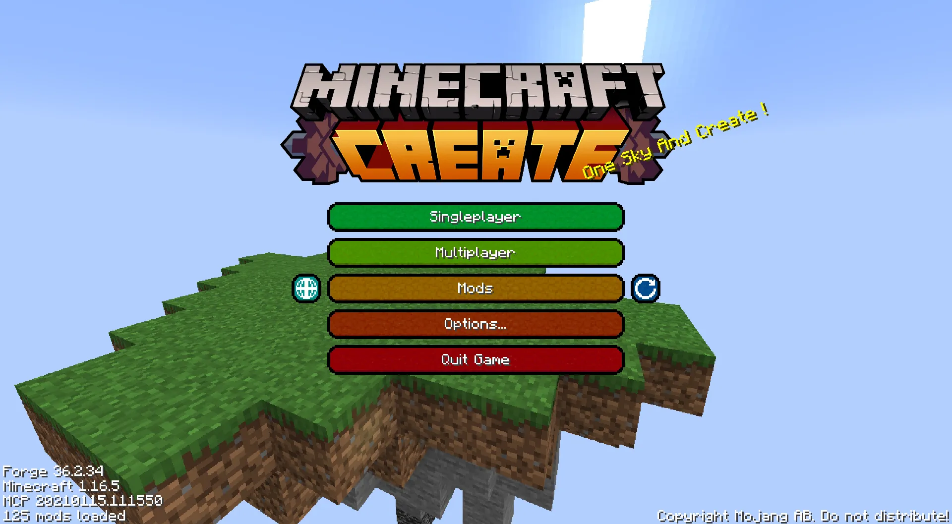 Sky OF The CREATE — скриншот 3 (Модпаки, Minecraft)