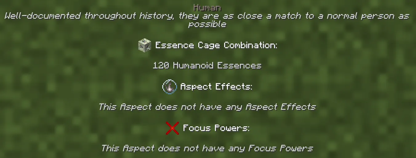 Aspects: CF, Моды, Minecraft