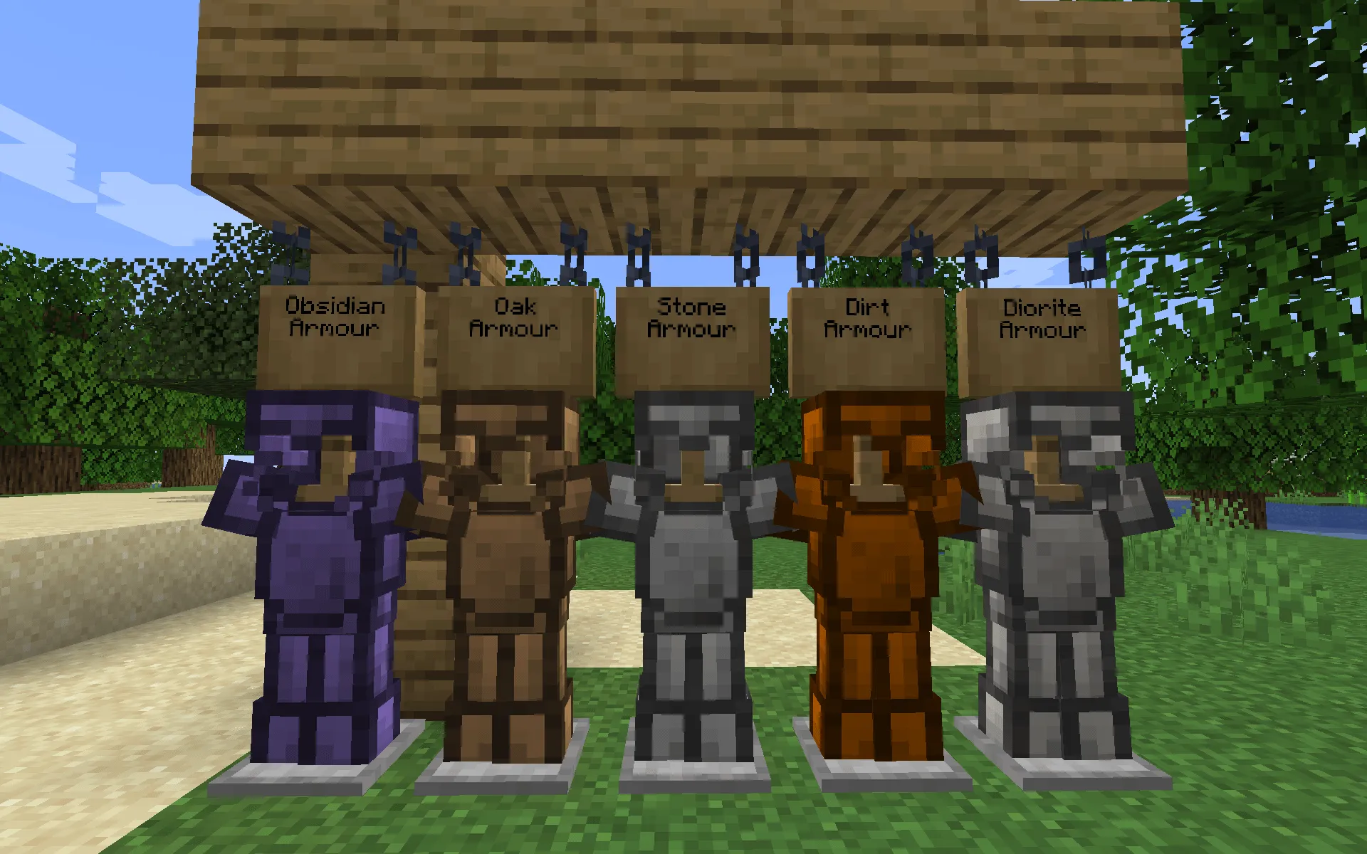 BlockArmour, Моды, Minecraft
