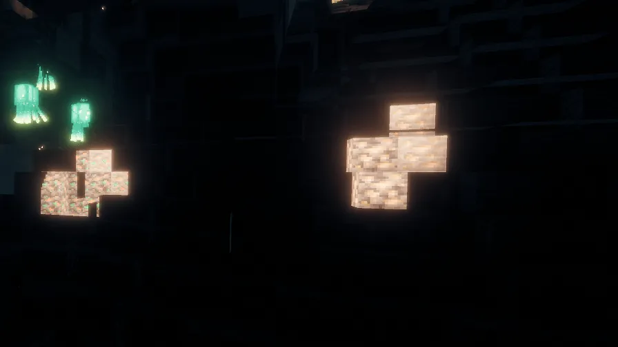 Glowing Fake Ores — скриншот 2 (Текстуры, Minecraft)