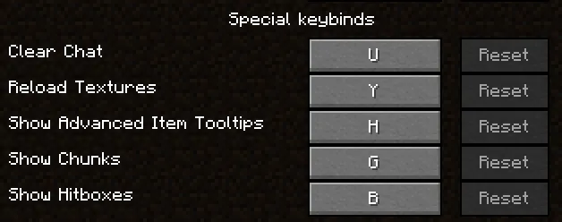 FRebinding — скриншот 3 (Моды, Minecraft)