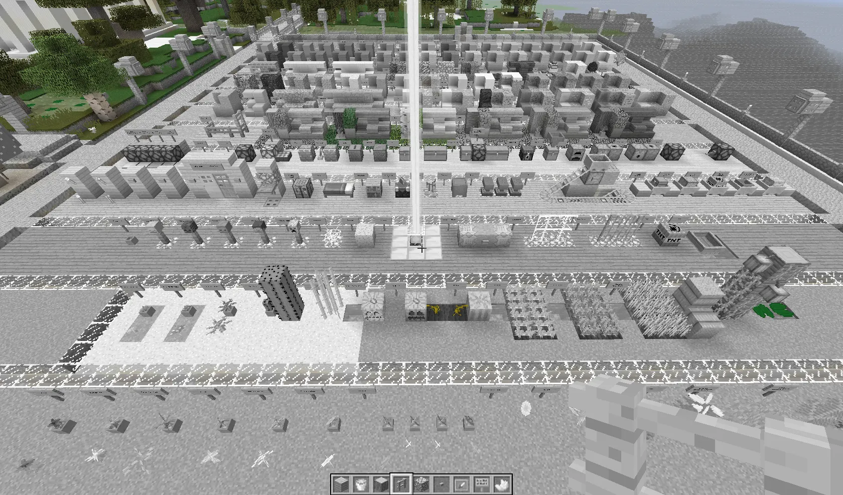 Black and white default Minecraft textures, Текстуры, Minecraft