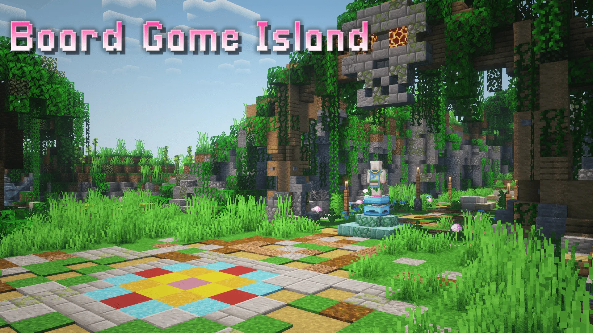 Wii Party: Board Game Island, Карты, Minecraft