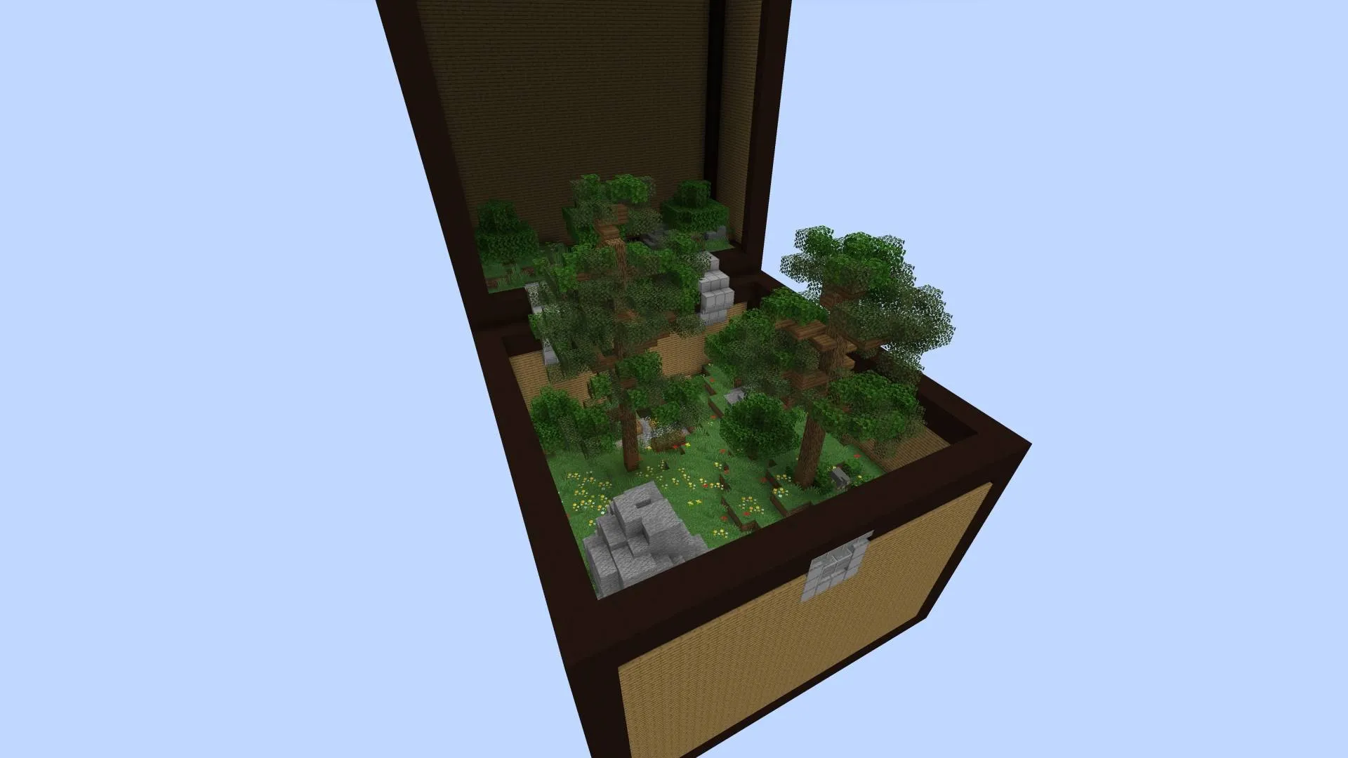 Skyblock Chest Challenge, Карты, Minecraft