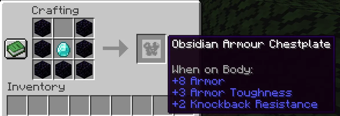 Obsidian Armor & Tools Pack — скриншот 8 (Моды, Minecraft)