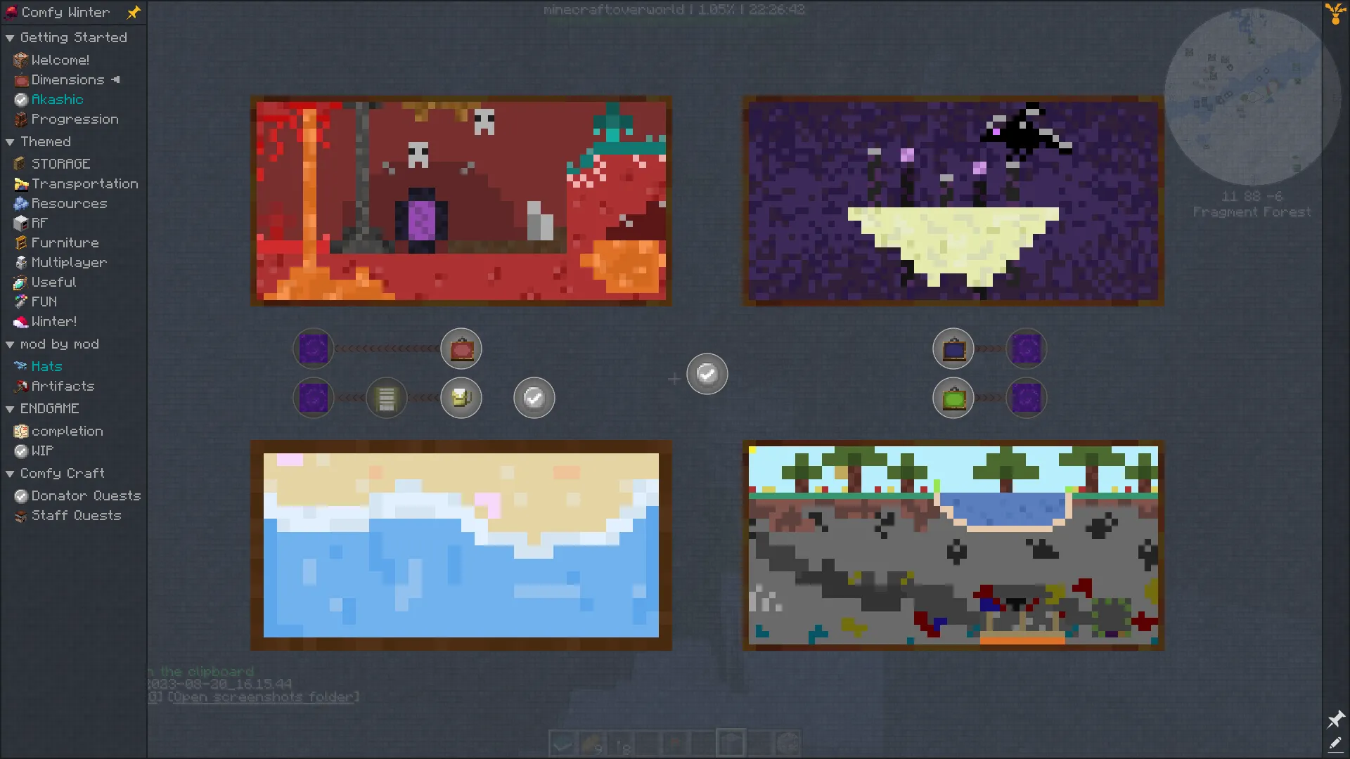 Comfy Winter — скриншот 13 (Модпаки, Minecraft)