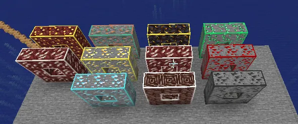 Ore Grids conected — скриншот 1 (Текстуры, Minecraft)