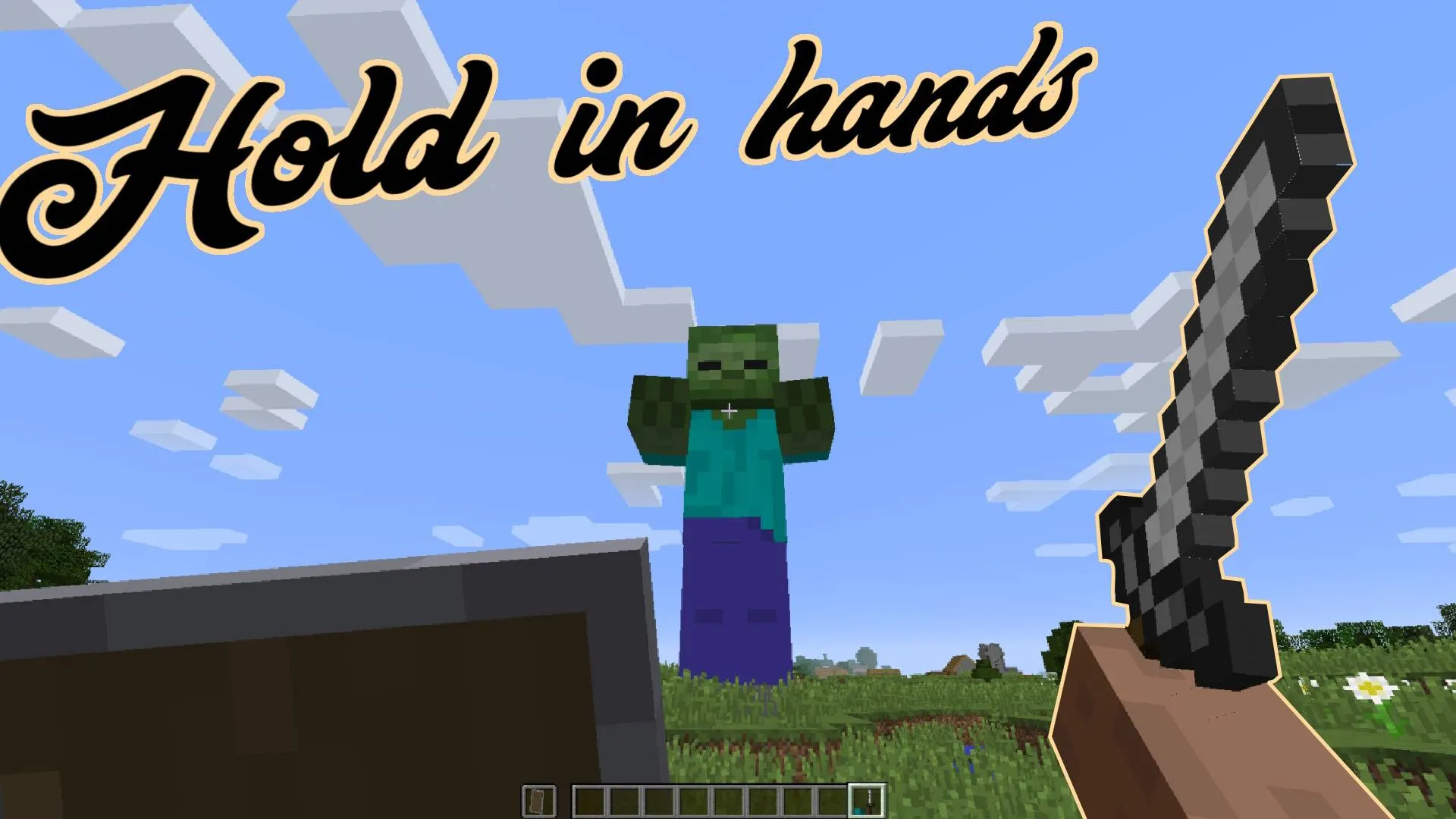 Hold in hands, Текстуры, Minecraft