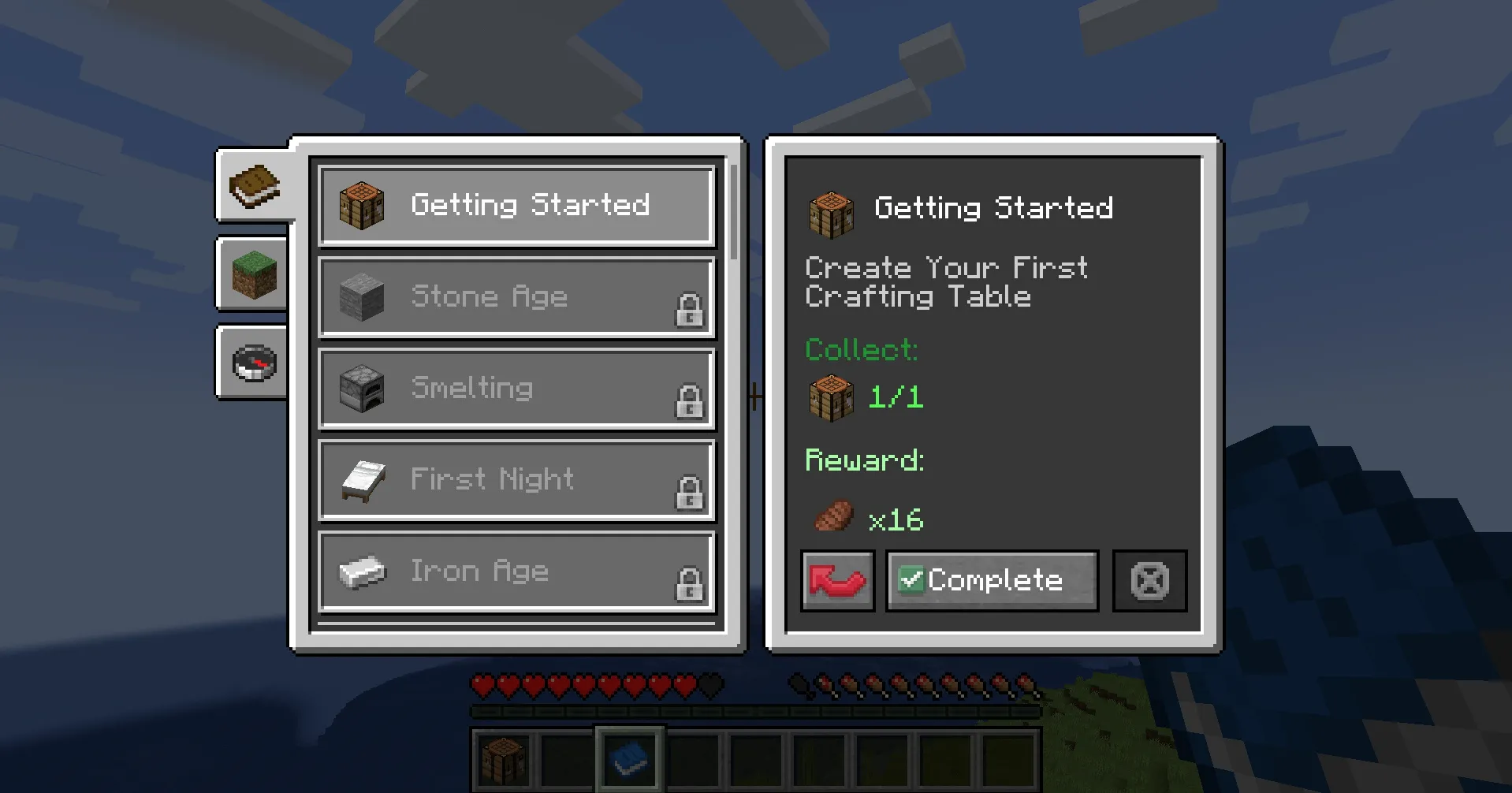 Boundless Quests, Моды, Minecraft