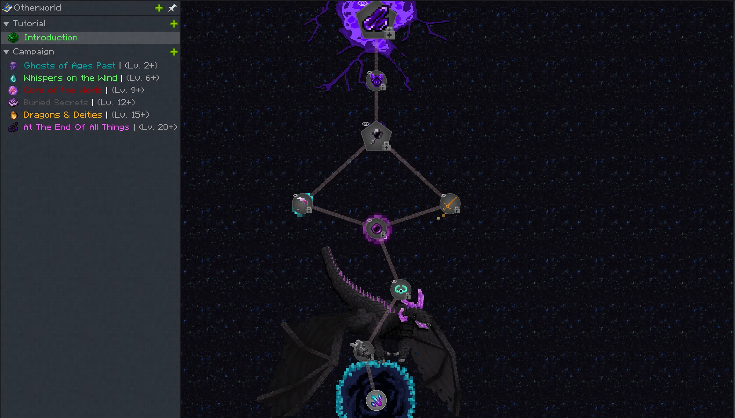 Otherworld [Dungeons & Dragons], Модпаки, Minecraft