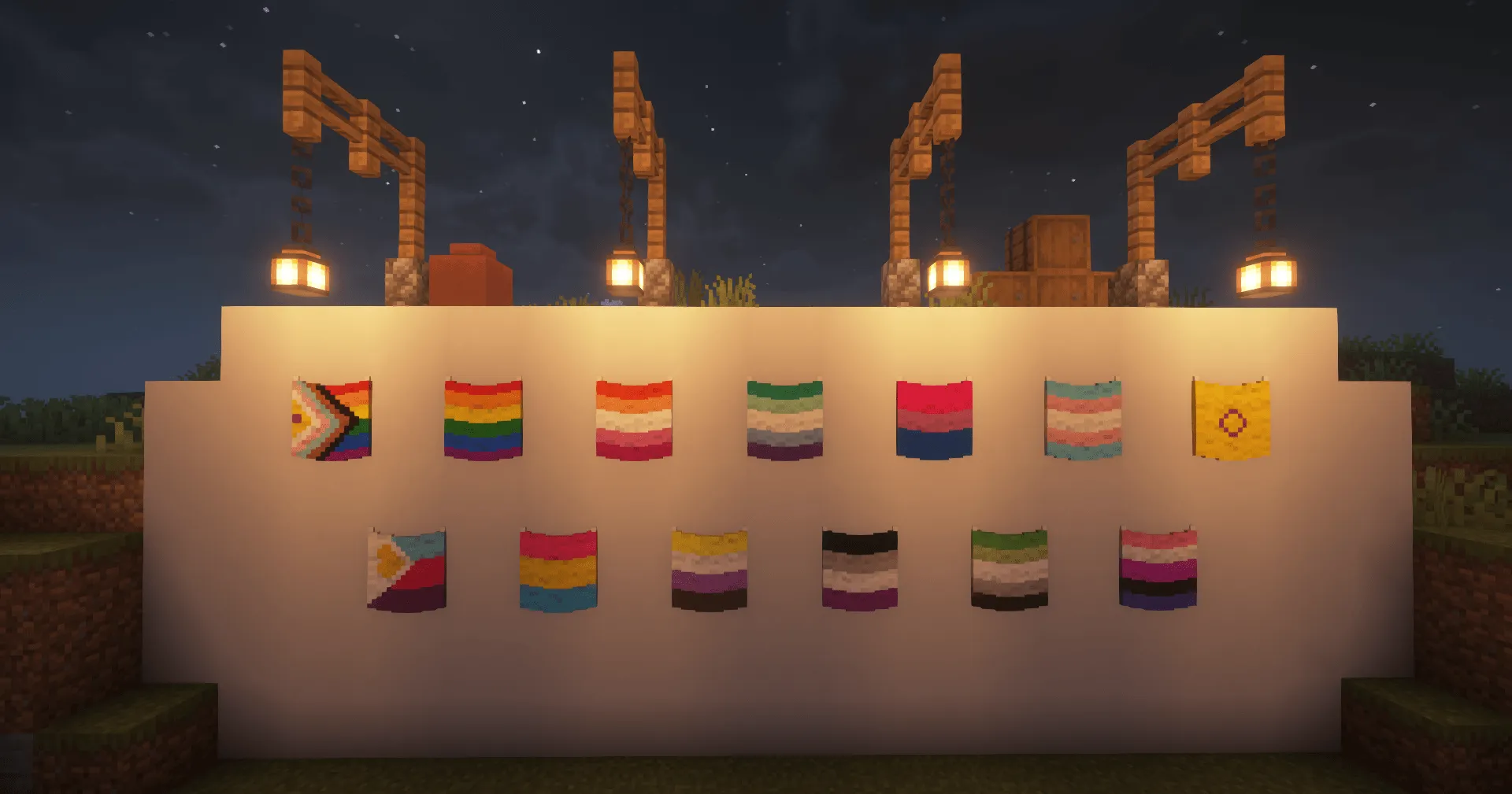 Pride Update, Моды, Minecraft