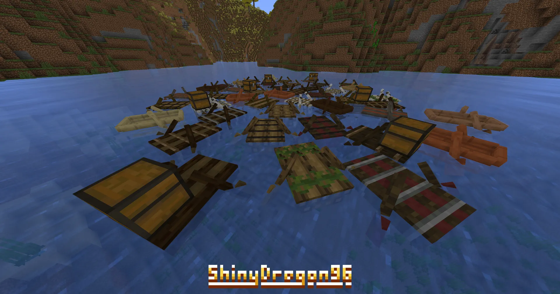 Shiny's Rafts, Текстуры, Minecraft