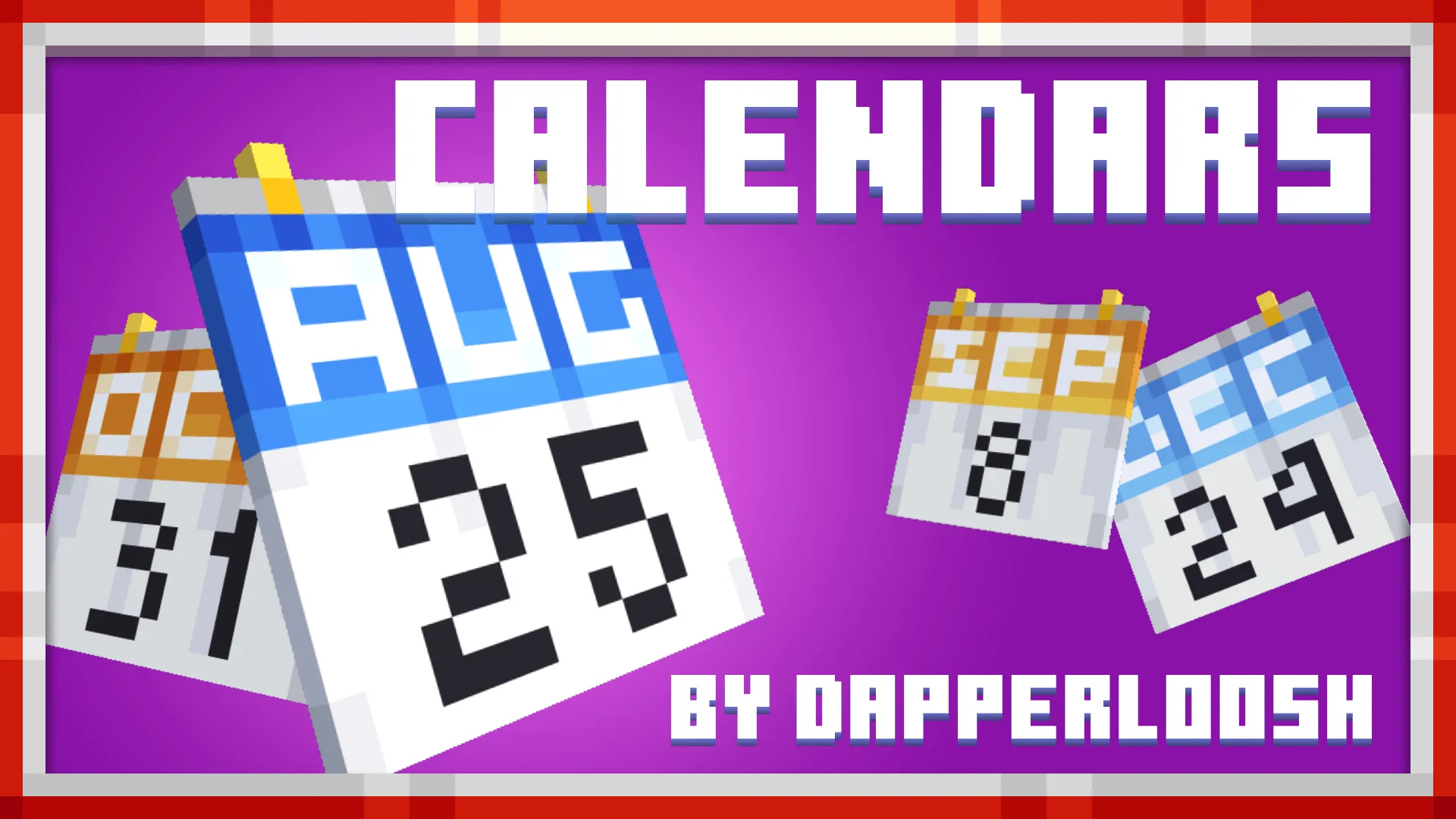 Calendars, Текстуры, Minecraft