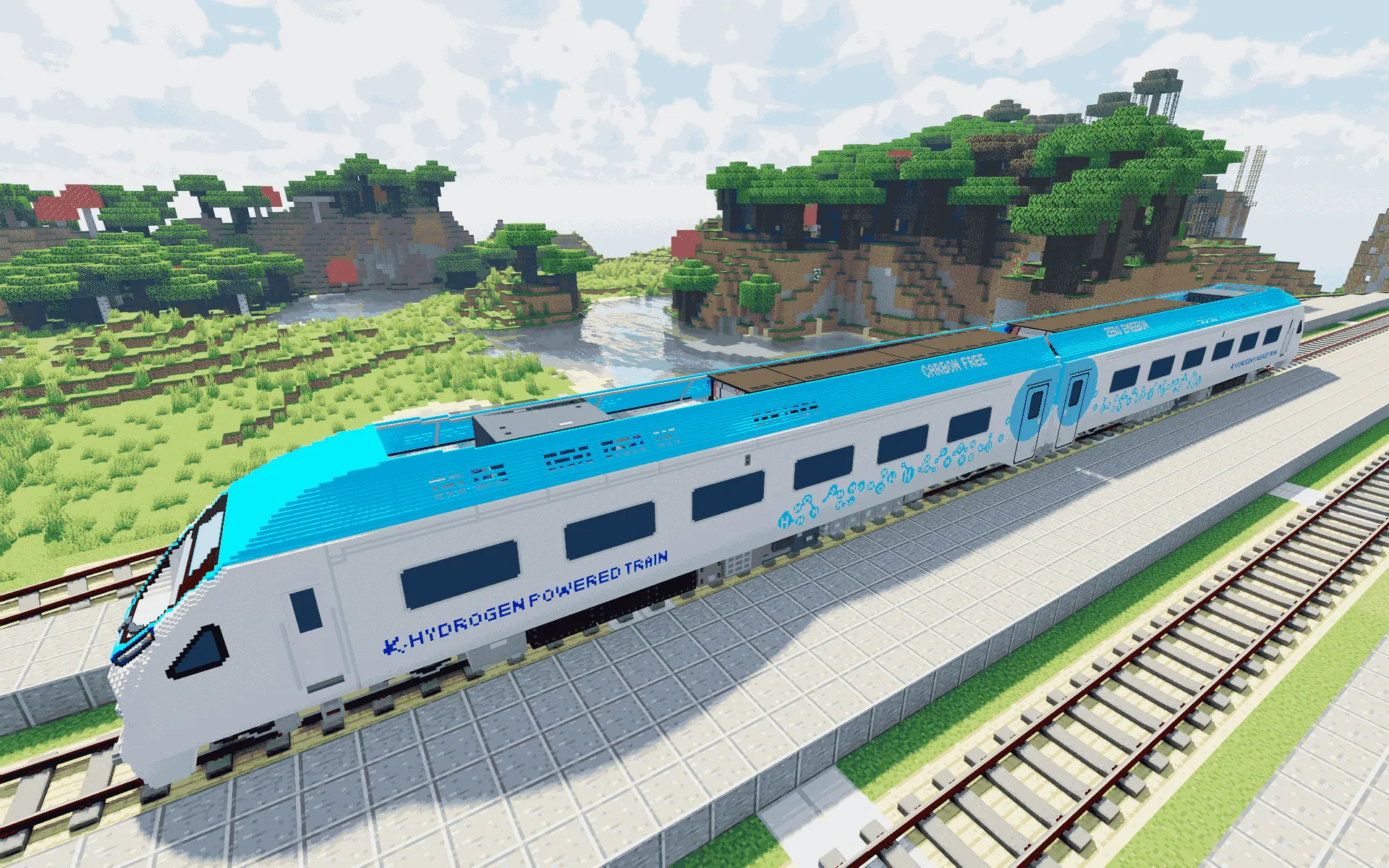 Korea Voxel Train Pack [IR/Immersive Railroading] — скриншот 12 (Текстуры, Minecraft)