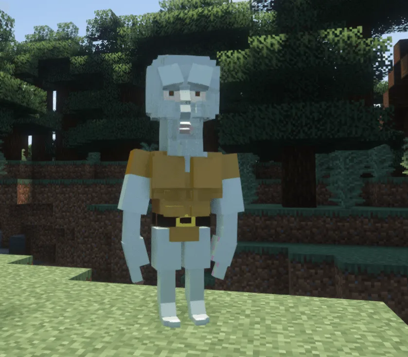 Handsome Squidward — скриншот 4 (Текстуры, Minecraft)