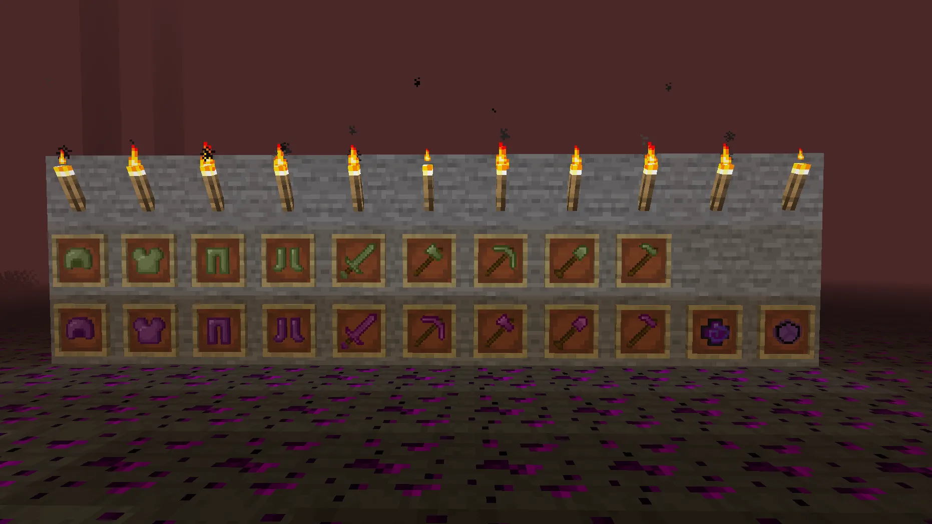 emerald and obsidian tools and armour 2 dimension and 2 new biome  — скриншот 5 (Моды, Minecraft)