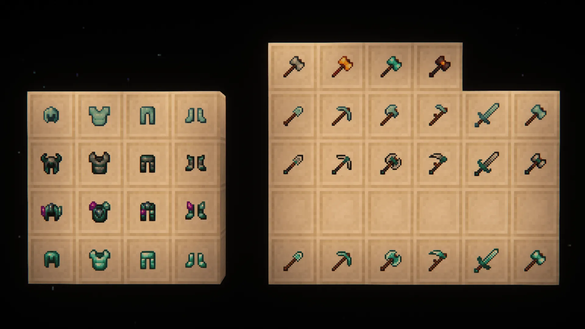 Artisan's Armory Compats, Текстуры, Minecraft