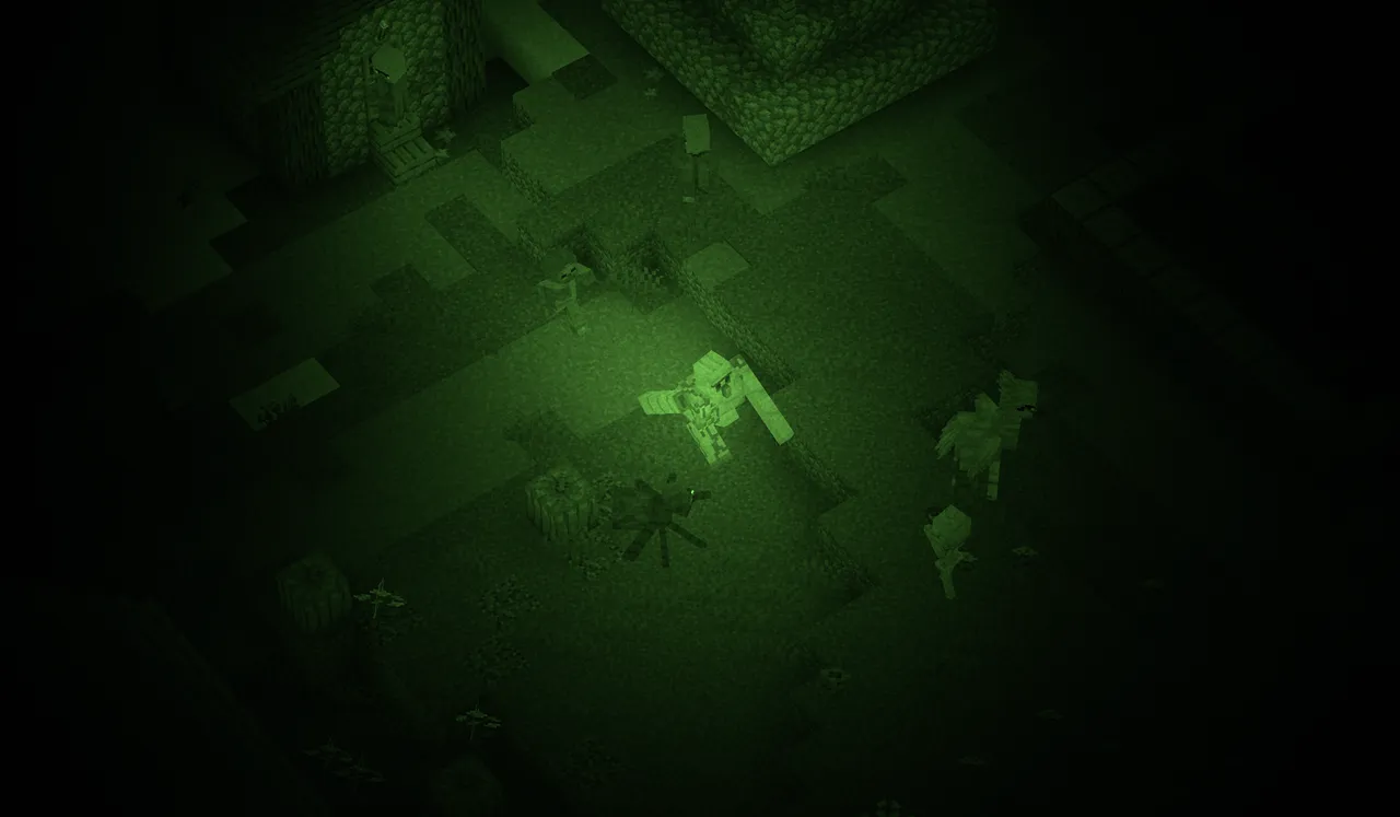 Loé's Night Vision, Шейдеры, Minecraft
