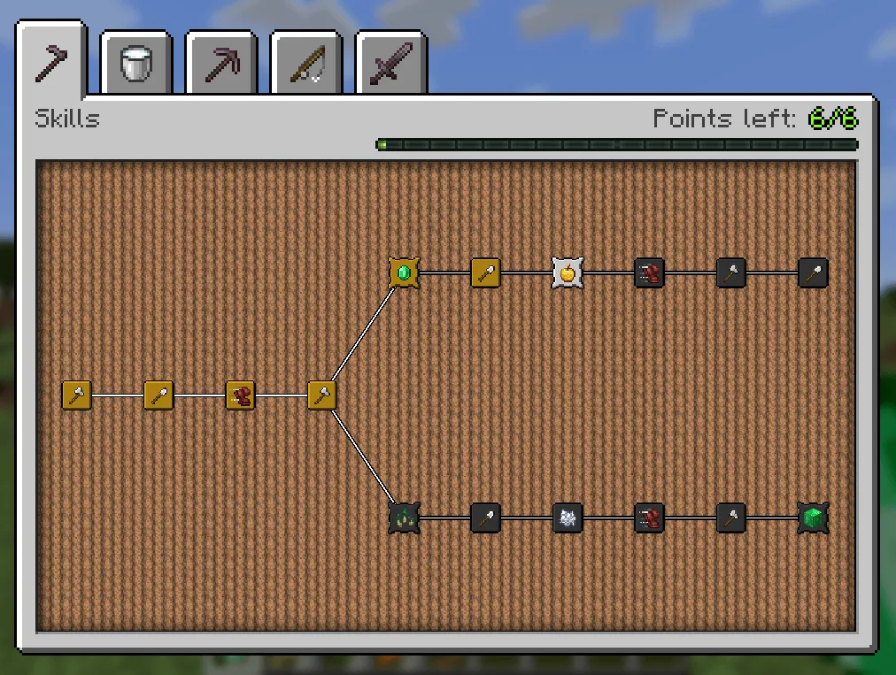 Sunlit Skills — скриншот 4 (Моды, Minecraft)