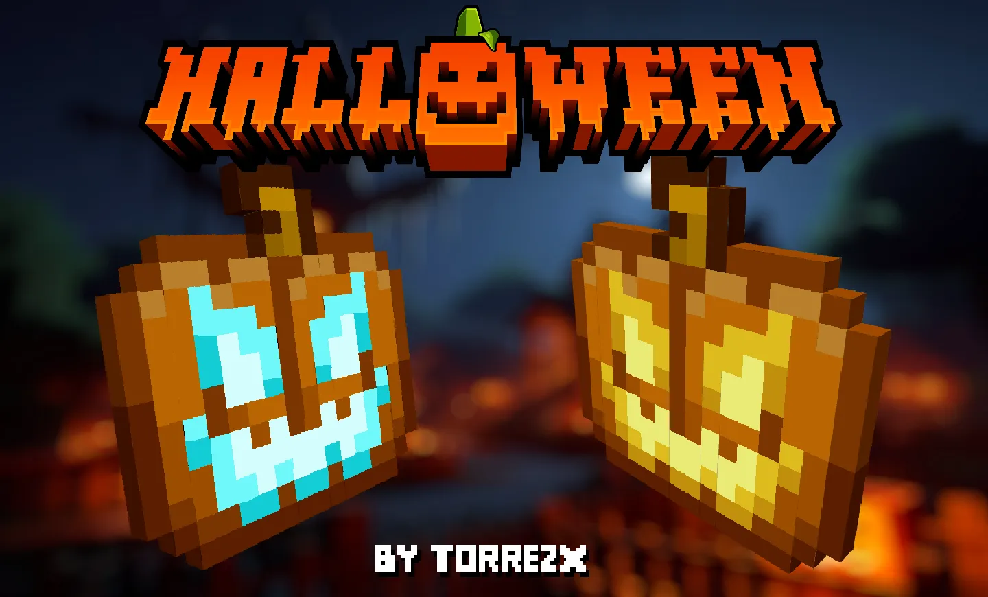 Torrezx-Halloween totems  (animated and emissive) — скриншот 1 (Текстуры, Minecraft)