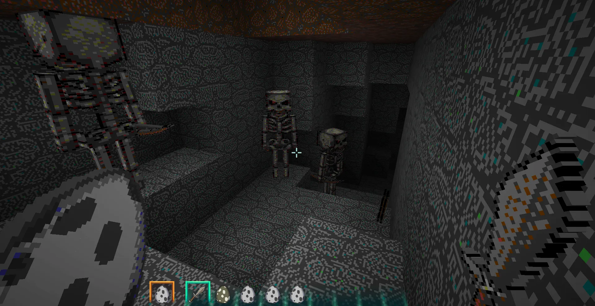 RetroMiner: EGA Edition, Текстуры, Minecraft