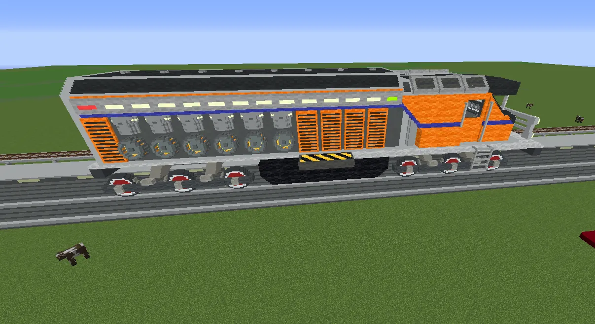 Space Pioneers 3-Meter Gauge - Immersive Railroading — скриншот 2 (Текстуры, Minecraft)