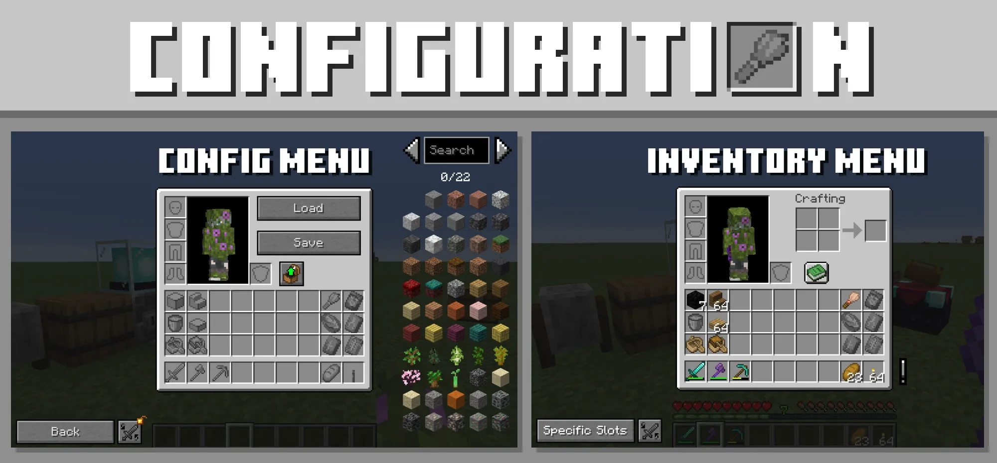 Specific Slots — скриншот 3 (Моды, Minecraft)