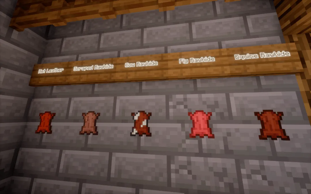 Raw-hide — скриншот 1 (Моды, Minecraft)