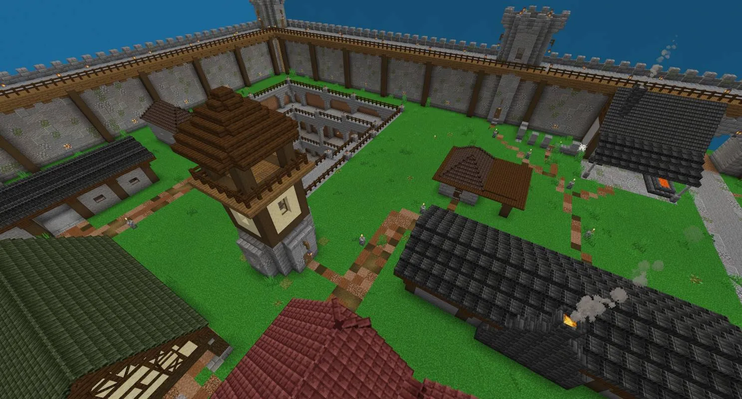 The Castle Ruins - Minecolonies Style — скриншот 4 (Аддоны, Minecraft)