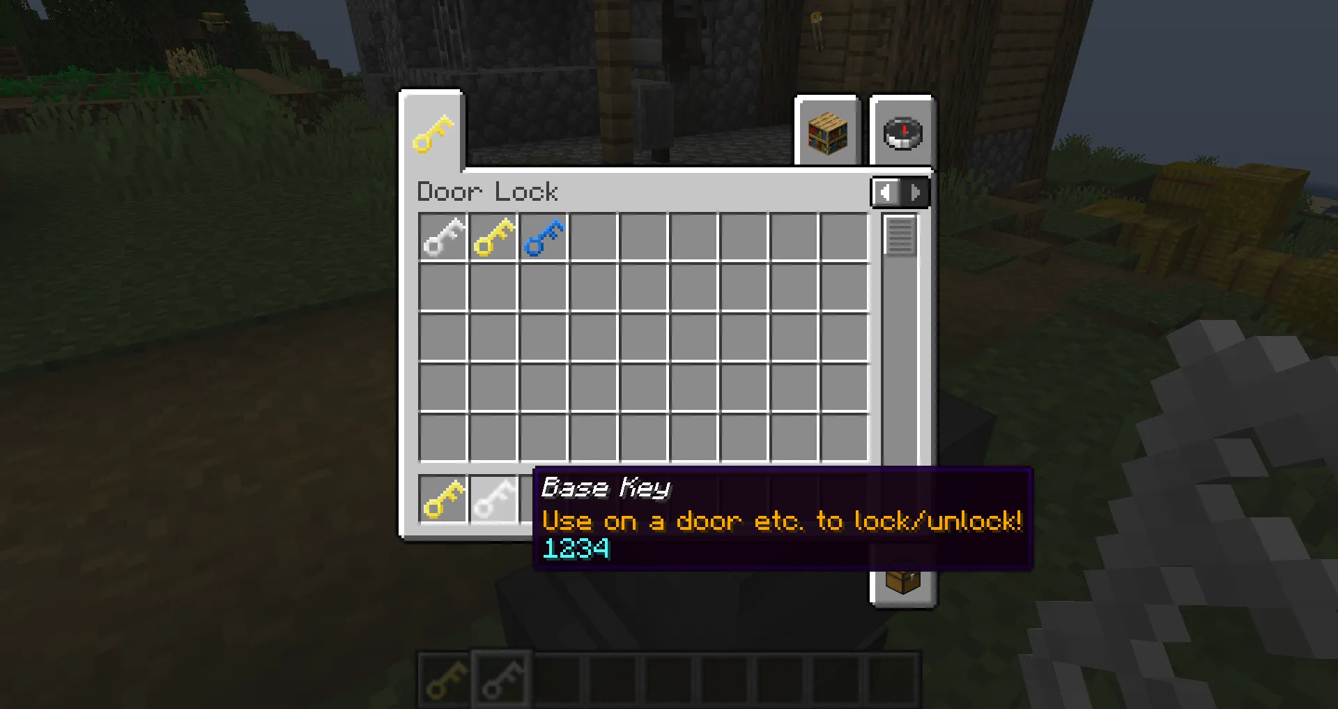 Door Lock, Моды, Minecraft