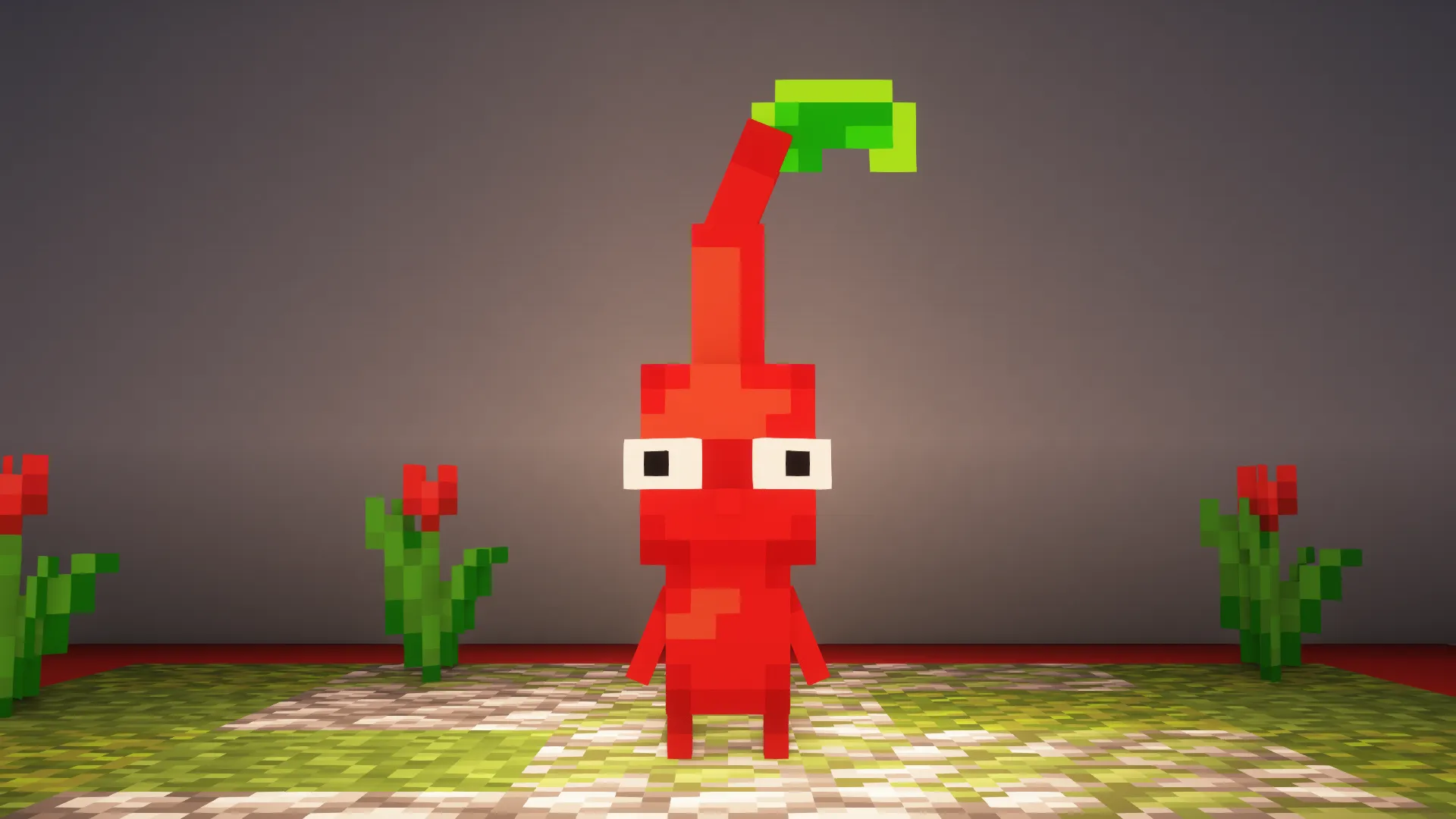 Pikmin Snowballs! (Optifine or CIT Resewn) — скриншот 1 (Текстуры, Minecraft)