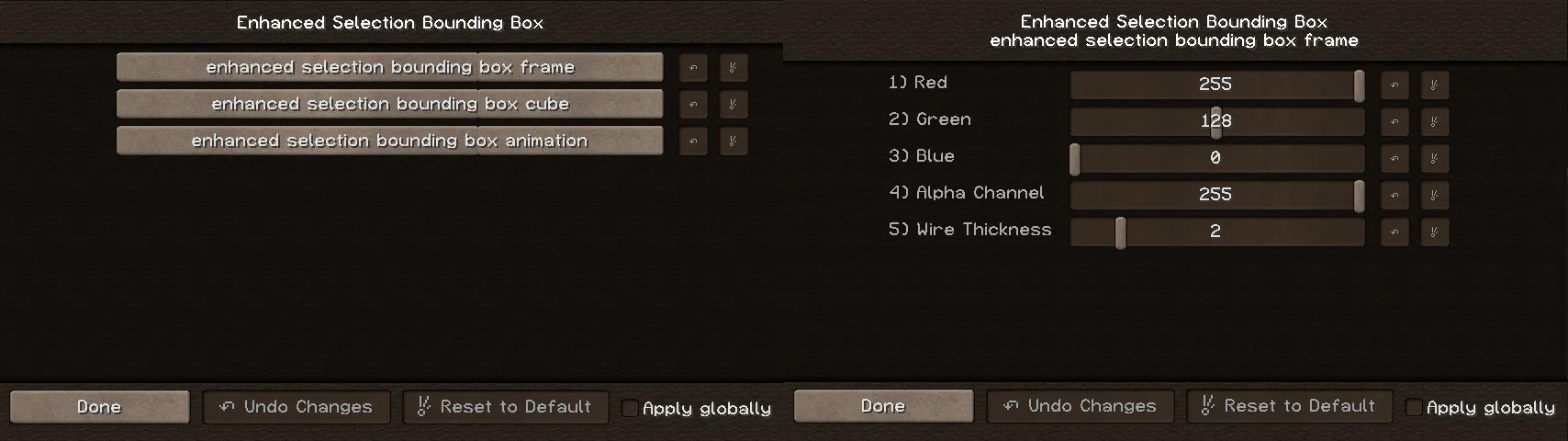 Enhanced Selection Bounding Box Mod, Моды, Minecraft