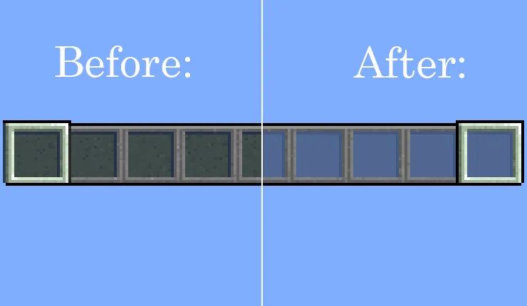 Clear hotbar — скриншот 1 (Текстуры, Minecraft)