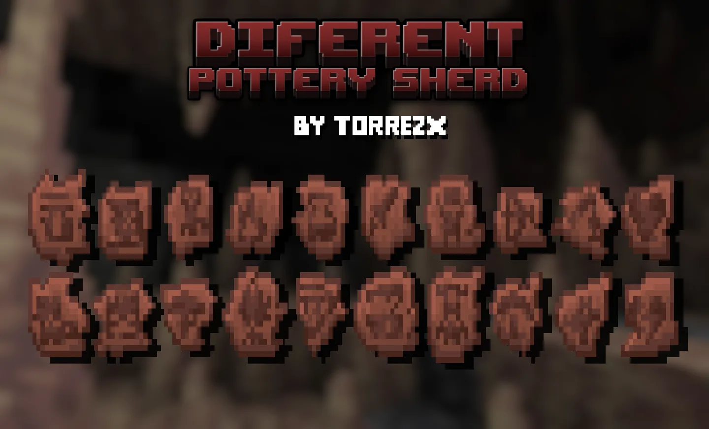 Torrezx-Different pottery sherd — скриншот 1 (Текстуры, Minecraft)