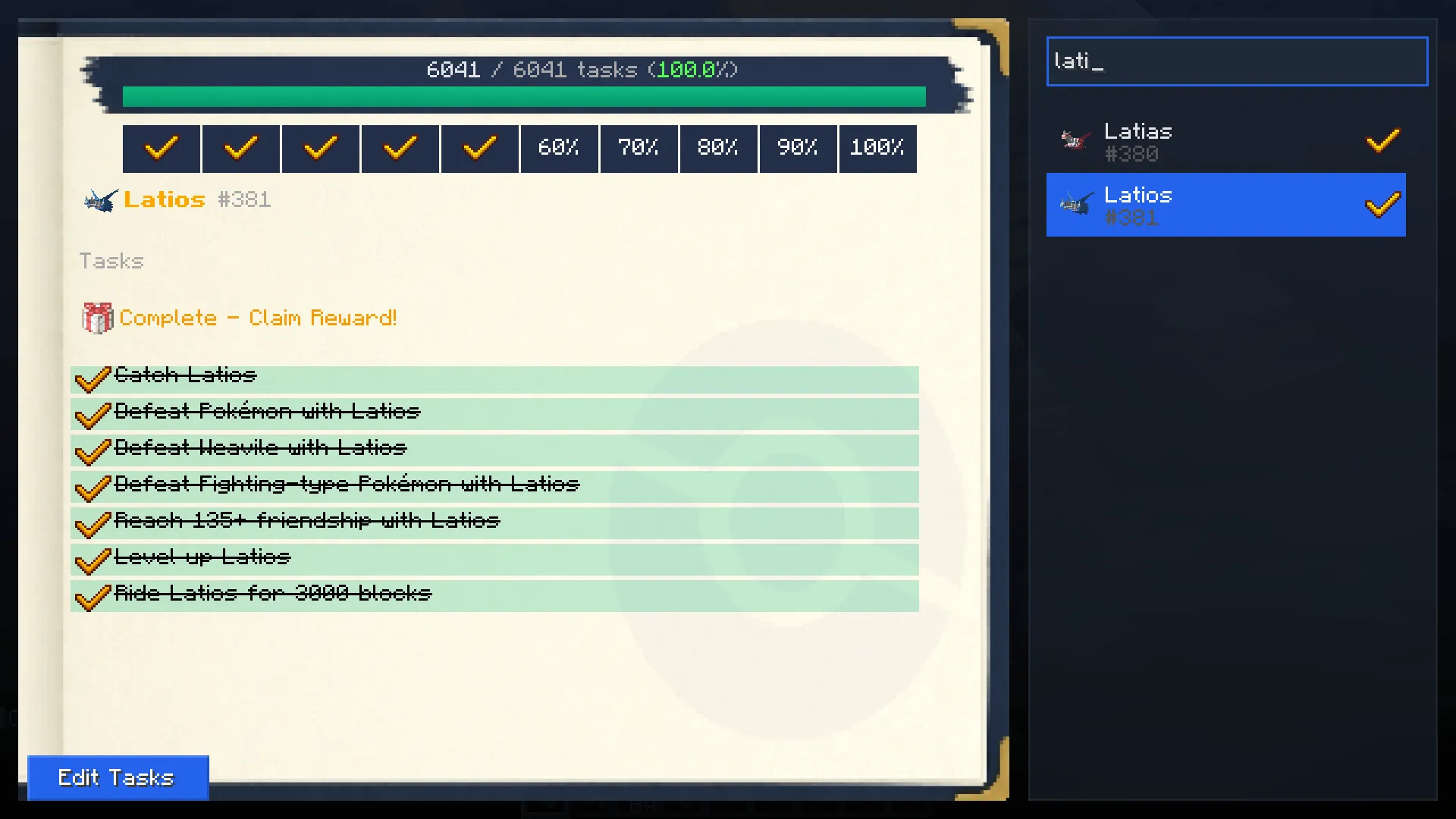 Cobblemon: Research Tasks, Моды, Minecraft